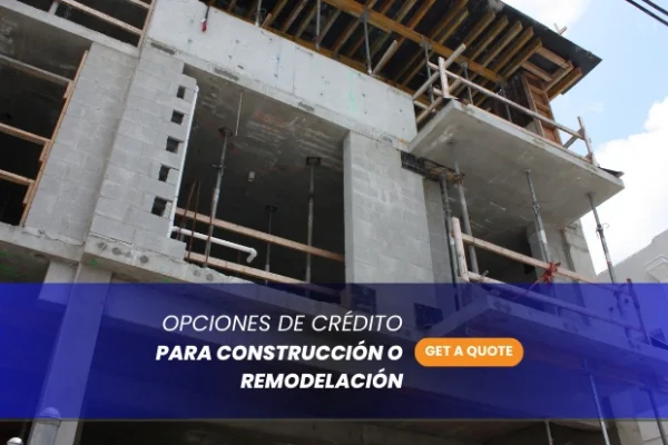 Edificio en Construcción en el texto préstamos para este fin