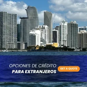 Edificio en Miami el mar de frente en el texto programa para extranjeros